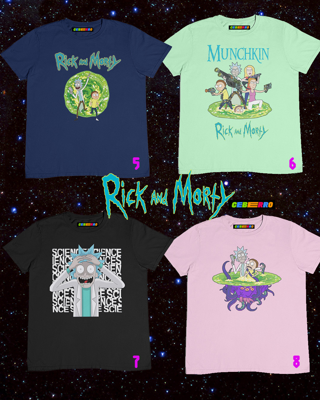 Shirt Camisas De Rick Y Morty Rick And Morty 2022 Camisetas