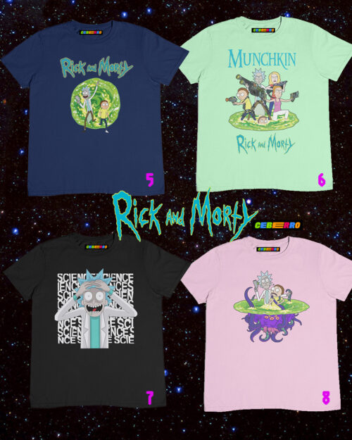 Rick And Morty 2022 Camisetas Diseños 5-8