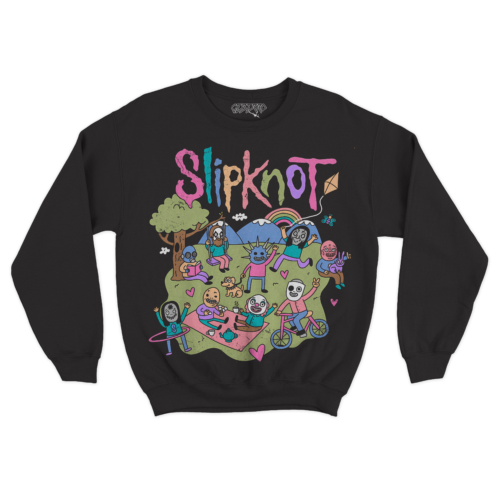 Slipknot Buzo Cuello Redondo Cartoon