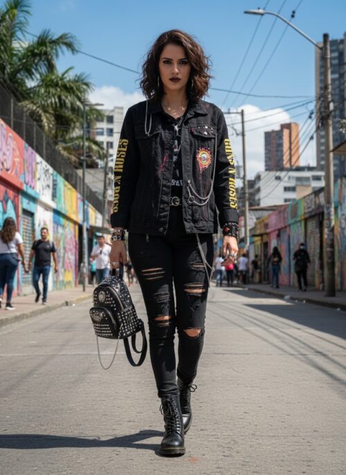 CHAQUETA JEAN GUNS N ROSES