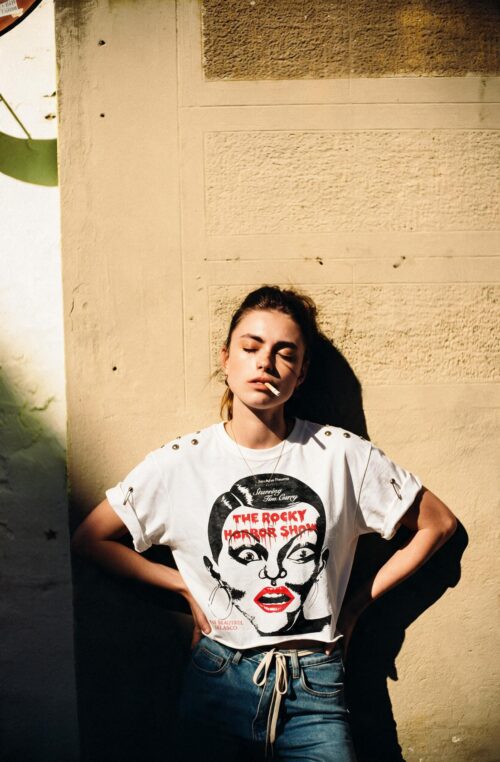 The rocky horror picture show Rock Crop Blanco