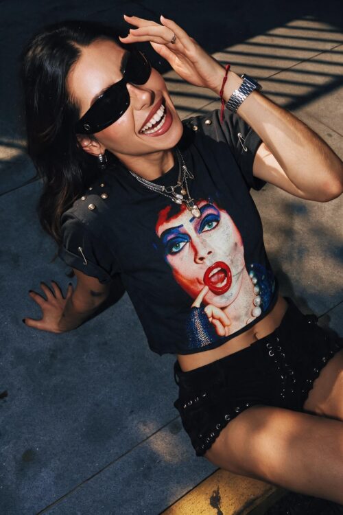 The rocky horror picture show Rock Crop Negro